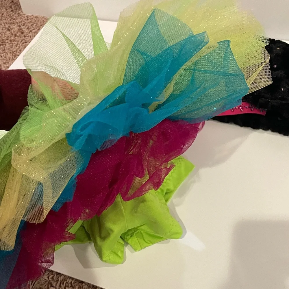 Colorful Girls Dance Costume